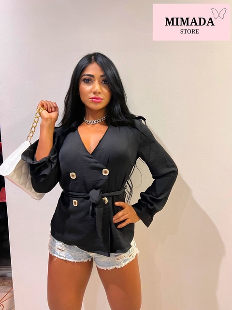 BLUSA MANGA LONGA - ESTILO BRASER