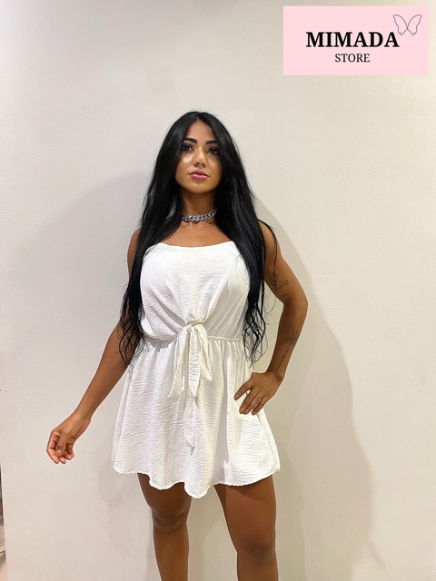 MACAQUINHO SOLTINHO DE ALÇA BRANCO