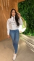 Moleton gola alta branco - comprar online