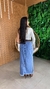 Saia jeans midi Camile na internet