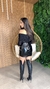 Saia courino preta - LE FASHION