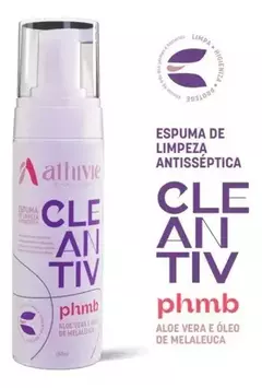 Espuma De Limpeza Cleantiv Antisséptica Com (PHMB ,Óleo de Melaleuca e Aloe Vera 150ml - comprar online