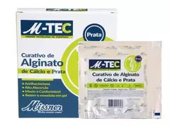 Curativo de Alginato de Cálcio e Prata M-Tec 10cm x 10cm Unidade - Missner