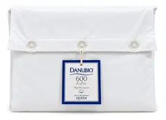 Juego De Sábanas Danubio Algodon Egipcio Saten 600 H Queen - Dombielyy