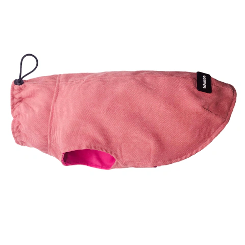 COLETE VELUDO COTELE ROSA CHÁ CACHORRO