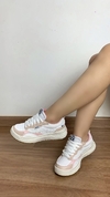 Tênis Vans Ultra Ranger branco e rosa linha Premium | forma menor
