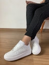 Tênis Nike Air Force branco linha premium | forma exata