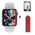 Imagem do NEW Original W28 Pro + Smart Watch Series 8 Men Women Bluetooth Call Wireless Charging Custom Dial Smartwatch Support NFC Siri