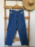 CALÇA JEANS WIDE LEG COM RECORTES E PATCHES NOS BOLSOS - comprar online