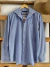 CAMISA SOCIAL LISTRADA AZUL E BRANCA - comprar online