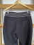 CALÇA PRETA COM CÓS PRETO E BRANCO - loja online