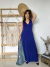 Imagem do VESTIDO AZUL BIC LONGO DE MALHA