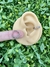 Argola Trançada Cravejada Segmentada Conch Titânio Natural - 1 Pç - COD TTSEG014N - Mundo do Piercing