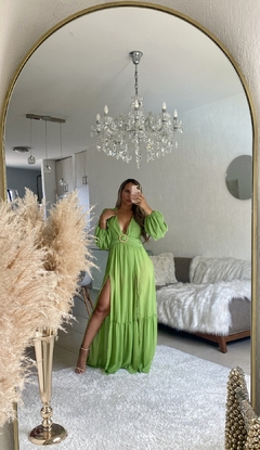 Vestido largo Verde