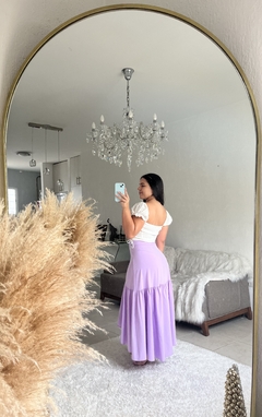 Falda Lila - Di Lauro Boutique