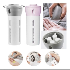 Kit Viagem porta shampoo com mini frascos