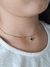 Conjunto Infantil Banhado a Ouro com Pingente Flor Verde - comprar online