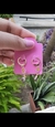 Brinco de flores folheado a ouro