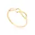 Anel skinny infinito estilizado folheado a ouro na internet