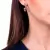 Brinco folheado a ouro argola com cristais - comprar online