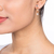 Brinco folheado a ouro com cristais - comprar online