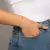 Pulseira folheada a ouro com cristais - comprar online