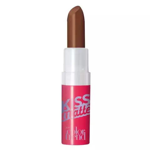 Batom Kiss Matte Avon Color Trend Gelado de Chocolate 3,6g 135596