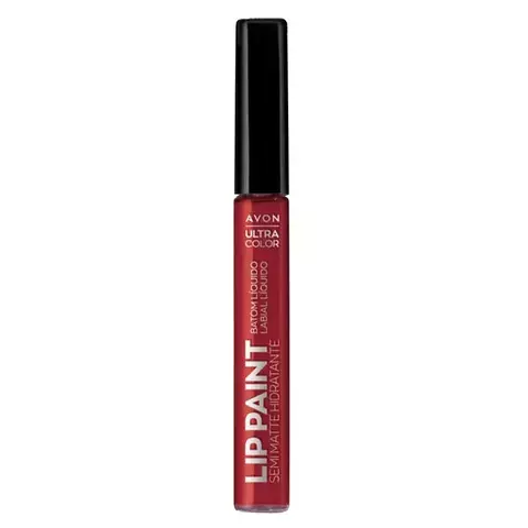 Batom Líquido Lip Paint Avon Ultra Color Framboesa Intenso 7ml 135088