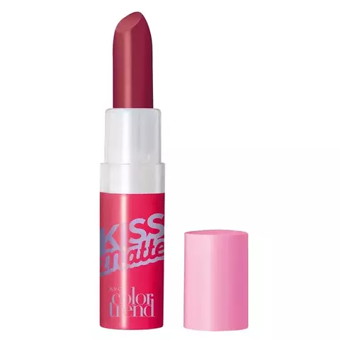 Batom Kiss Matte Avon Color Trend Frapê de Groselha 3,6g 135595
