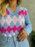 SUÉTER TRICOT LOSANGO na internet