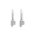 Brinco Argola Click Inicial Cravejado - Cantike Store