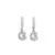Brinco Argola Click Inicial Cravejado - Cantike Store