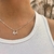 Colar Choker Letras Cravejadas