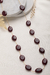 Colar Longo com Pedras Quartzo Vinho