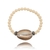 Pulseira Búzios Com Pedra Jade