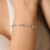 Pulseira Riviera Colorida Banhada a Ouro 18K e a Prata - comprar online