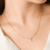 Colar com Flor Cravejada com Micro Zircônias Banhado a Ouro 18K - comprar online