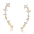 Ear Cuff Cravejado com Zircônia banhado a Ouro 18K