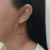 Argola com Bolinha Banhado a Ouro 18K - comprar online