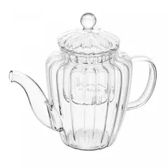 Bule chaleira com infusor vidro resistente ao calor 600 ml - Lyor