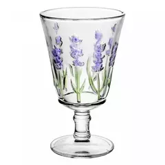 Taça de Cristal Lavanda Hand Painting 1,5L - Lyor