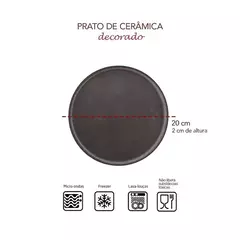 Este prato tem um design moderno e minimalista, com detalhes sutis, em uma tonalidade neutra e elegante. O design contemporâneo combina com ambientes modernos e clássicos, adicionando um toque de sofisticação à mesa.
É ideal para servir sobremesas como ti