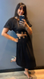 Vestido Argolas Miss Paraná Preto na internet