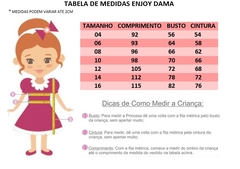 Vestido Infantil Rosa C/ Renda Saia Branca Damas Longo (2208RT) - Lily Dresses Store