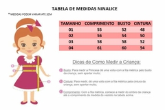 Vestido Infantil Verde Peito Nervura Aplique de Flores (3535VD) na internet