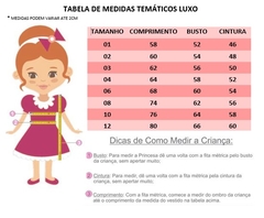 Vestido Infantil Unicórnio Arco Iris Cinto de Pérolas Luxo (0734AZ) - comprar online