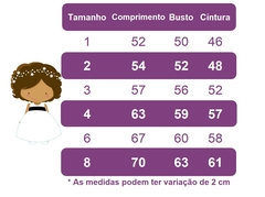 Imagem do Vestido Infantil Branco C/ Aplique Borboletas Flores Pérolas (1162BC)