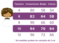 Vestido Infantil Marfim Com Verde Tiffany e Renda Realeza (2229MV) - comprar online