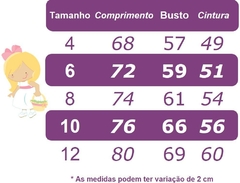 Imagem do Vestido Infantil Laranja Com Saia Florida Colorida Luxo (3380LR)
