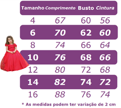 Vestido Infantil Rosa Floral Luxo Cinto Pérolas Strass (2782RE) - comprar online